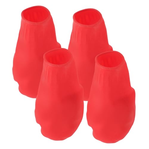 SEWOART Modische Hundeschuhe 4er-Pack Regenfeste Stiefel Haustierschuhe Für Welpen Leichtes Robustes Haustier-Schuhwerk von SEWOART