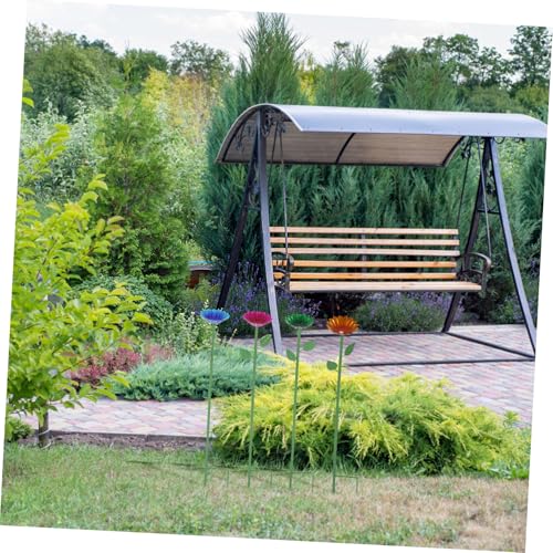 SEWOART 4 Stück Teiliges Bienen und Wassertränken mit Erdspieß Wetterfeste Metall Vogelbadewanne Blumenform Natürliche Gartendekoration für Wildtiere und Schmetterlinge SEWOART 4 Stück Teiliges Bienen und Wassertränken mit Erdspieß Wetterfeste Metall Vogelbadewanne Blumenform Natürliche Gartendekoration für Wildtiere und Schmetterlinge von SEWOART