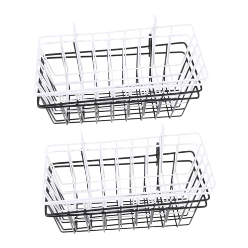 SEWOART 4 Stück Teiliges Metall-Hasen-heuraufe mit Haken Langlebiger Futterspender für Kaninchen Meerschweinchen und Kleine Tiere Sauberer Heubehälter in Weiß und Schwarz Tragbar und SEWOART 4 Stück Teiliges Metall-Hasen-heuraufe mit Haken Langlebiger Futterspender für Kaninchen Meerschweinchen und Kleine Tiere Sauberer Heubehälter in Weiß und Schwarz Tragbar und von SEWOART