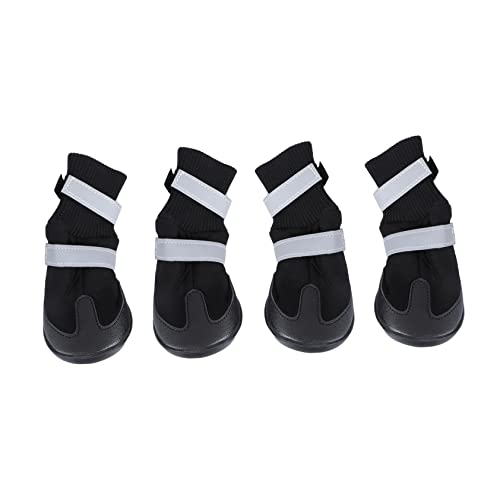 SEWOART 4 Stück Von Haustier Hund Stiefel S Größe Schwarz Snowproof Wärme Wandern Laufen Hund Schuhe SEWOART 4 Stück Von Haustier Hund Stiefel S Größe Schwarz Snowproof Wärme Wandern Laufen Hund Schuhe von SEWOART