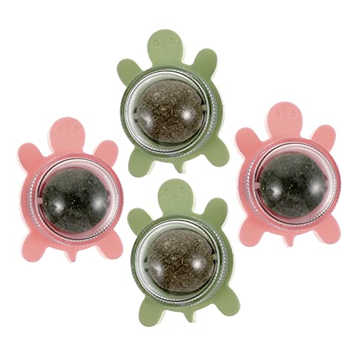 SEWOART 4Stücke Katzenminze Bälle Essbare Rotierende Katzenspielzeuge Und Interaktive Kätzchen Spielzeuge Zur Zahnpflege Und Beschäftigung Für Katzen Im Innenbereich SEWOART 4Stücke Katzenminze Bälle Essbare Rotierende Katzenspielzeuge Und Interaktive Kätzchen Spielzeuge Zur Zahnpflege Und Beschäftigung Für Katzen Im Innenbereich von SEWOART