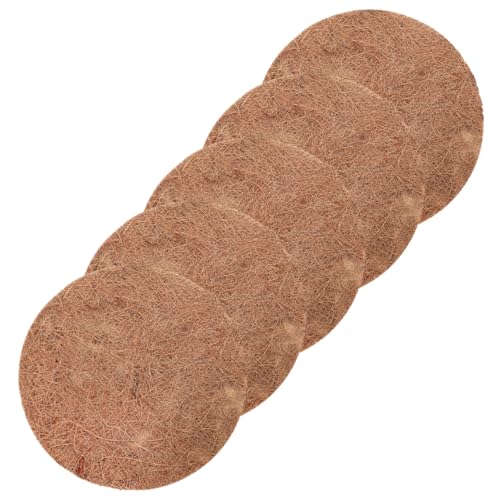 SEWOART 5 Stück Natürliche Kokosfaser-Pads Vogelnestmatten Brutei-Pads Für Tauben Und Vögel von SEWOART
