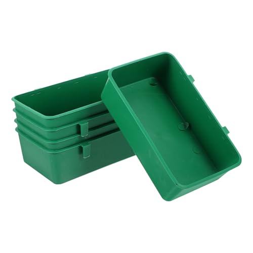 SEWOART 5 Stück Vogelwasserspender für Käfige Futter und Wassernapf für Kleine Vögel Praktische Futterstation mit Antispritzmechanismus Einfache Installation und Pflege Geeignet für von SEWOART