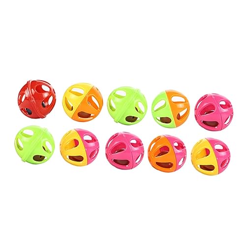 SEWOART 50 Stück Pet Glocke Kugel Katzenbälle Mit Glöckchen Ball Haustier Kätzchenzubehör Kätzchen Bälle Katzenbedarf Katzenglockenkugeln SEWOART 50 Stück Pet Glocke Kugel Katzenbälle Mit Glöckchen Ball Haustier Kätzchenzubehör Kätzchen Bälle Katzenbedarf Katzenglockenkugeln von SEWOART