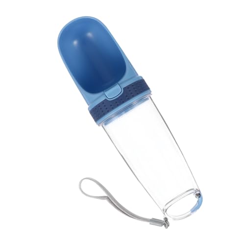 SEWOART 500 Ml Tragbare Hundewasserflasche Auslaufsicher Wasserspender Für Unterwegs Haustiertränke Mit Einhandbedienung von SEWOART