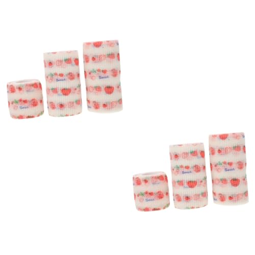 SEWOART 6rollen Selbsthaftende Bandage Für Hunde Und Katzen Atmungsaktive Pfotenschutz-bindemittel Für Verletzte Pfoten Und Krallen Süßes Erdbeerdesign Für Haustiere SEWOART 6rollen Selbsthaftende Bandage Für Hunde Und Katzen Atmungsaktive Pfotenschutz-bindemittel Für Verletzte Pfoten Und Krallen Süßes Erdbeerdesign Für Haustiere von SEWOART