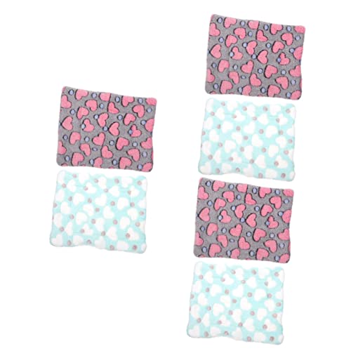 SEWOART 3er-Sets Reisefreundliche Haustierbettunterlage Meerschweinchen Kuscheln Haustier Warmes Kissen Schlafmatte Heimtierbedarf 2 Stück * 3 von SEWOART