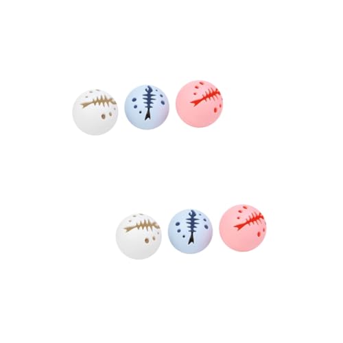 SEWOART 2sets Helle Farben Lustige Praktische Katze Spielzeug Glocke Glowing Katze Interaktive Haustier Spielzeug 3 Stücke * 2 SEWOART 2sets Helle Farben Lustige Praktische Katze Spielzeug Glocke Glowing Katze Interaktive Haustier Spielzeug 3 Stücke * 2 von SEWOART