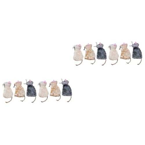 SEWOART 6stücke Katzen Spielzeug Plüschtiere Cartoonform Für Interaktives Spielen Atmungsaktives Material Mit Katzenminze Für Mehr Spaß Und Interaktion Mit Ihrer Katze von SEWOART