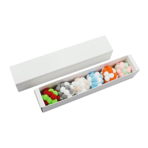 SEWOART 6 Stück Ballspielzeug für Katzen Katzenbälle Glocke Kätzchen Katzenball Katze für Wohnungskatzen katzenspielzeug plüschball cat Toy Katze spielt Ball Haustier spielt Ball SEWOART 6 Stück Ballspielzeug für Katzen Katzenbälle Glocke Kätzchen Katzenball Katze für Wohnungskatzen katzenspielzeug plüschball cat Toy Katze spielt Ball Haustier spielt Ball von SEWOART