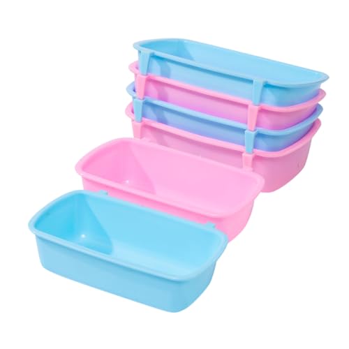 SEWOART Kompakte 6er-Packung Futternäpfe Für Haustiere Wiederverwendbare Futterspender Zum Aufhängen Aufbewahrungsnäpfe Für Kleintiere SEWOART Kompakte 6er-Packung Futternäpfe Für Haustiere Wiederverwendbare Futterspender Zum Aufhängen Aufbewahrungsnäpfe Für Kleintiere von SEWOART
