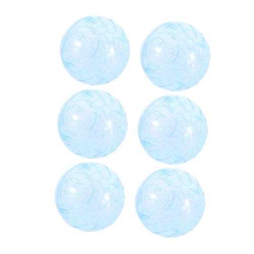 SEWOART 6 Stück Hamster Laufkugeln Leise Laufräder für Kleintiere Interaktives Fitnessspielzeug für Hamster und Chinchillas zur Steigerung der Aktivität und Indoor Bewegung SEWOART 6 Stück Hamster Laufkugeln Leise Laufräder für Kleintiere Interaktives Fitnessspielzeug für Hamster und Chinchillas zur Steigerung der Aktivität und Indoor Bewegung von SEWOART
