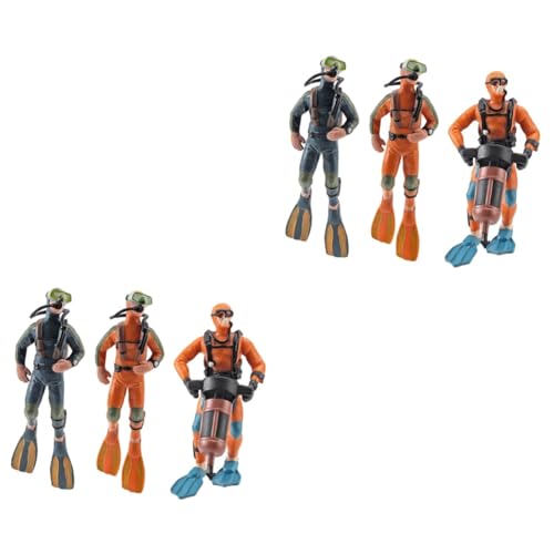 SEWOART 2sets Simulation Taucher Figurine Für Aquarium Schwimmende Taucher Ornament Dekorative Prop 3 Stücke * 2 SEWOART 2sets Simulation Taucher Figurine Für Aquarium Schwimmende Taucher Ornament Dekorative Prop 3 Stücke * 2 von SEWOART