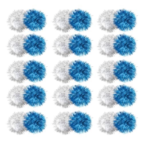 SEWOART 60 Katzen-pom-pom-bälle Spielzeug Satz Glitzer Pom Bälle Lametta Bälle Crinkle Zum Tragen Jagen SEWOART 60 Katzen-pom-pom-bälle Spielzeug Satz Glitzer Pom Bälle Lametta Bälle Crinkle Zum Tragen Jagen von SEWOART