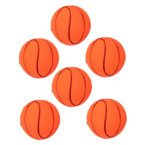 SEWOART 6stücke Interaktive Quietschbälle Für Hunde Kauspielzeug Robustem Im Basketball-Design Für Und Kleine Haustiere Fördert Spielerische Training Zahnpflege SEWOART 6stücke Interaktive Quietschbälle Für Hunde Kauspielzeug Robustem Im Basketball-Design Für Und Kleine Haustiere Fördert Spielerische Training Zahnpflege von SEWOART
