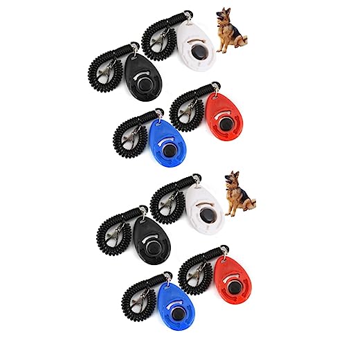 SEWOART 2 Sets Hunde-clicker Pferde- Und Katzentraining Welpentraining Clicker Großer Knopf Leicht Zu Drücken Laut 4 Stück X 2 SEWOART 2 Sets Hunde-clicker Pferde- Und Katzentraining Welpentraining Clicker Großer Knopf Leicht Zu Drücken Laut 4 Stück X 2 von SEWOART