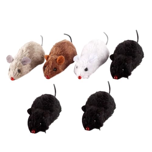 SEWOART 8 Stück Aufzieh plüsch kleine aufziehen Ratte Wind katzenklo SEWOART 8 Stück Aufzieh plüsch kleine aufziehen Ratte Wind katzenklo von SEWOART