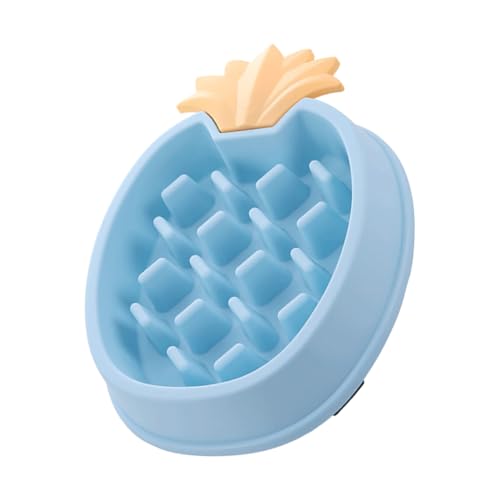 SEWOART Hundenapf Slow Feeder in Ananas-Form Futternapf Für Langsames Fressen Geeignet Für Nass Und Trockenfutter Haustierbedarf von SEWOART