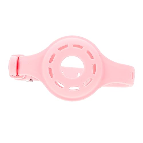 SEWOART Halsband Hundehalsband Schutzhülle Für Schutzcase Für Haustier Tracker Kompatibel Mit Pink 245 * 40 * 12mm Und Langlebig Ideal Für Hundehalsband von SEWOART