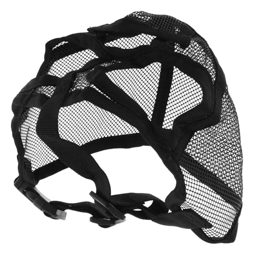 SEWOART Atmungsaktive Kurzschnauzen Hundemaulschützer für Bulldoggen Verstellbarer Weicher Maulkorb aus Netzmaterial gegen Beißen und Kauen Schwarz SEWOART Atmungsaktive Kurzschnauzen Hundemaulschützer für Bulldoggen Verstellbarer Weicher Maulkorb aus Netzmaterial gegen Beißen und Kauen Schwarz von SEWOART