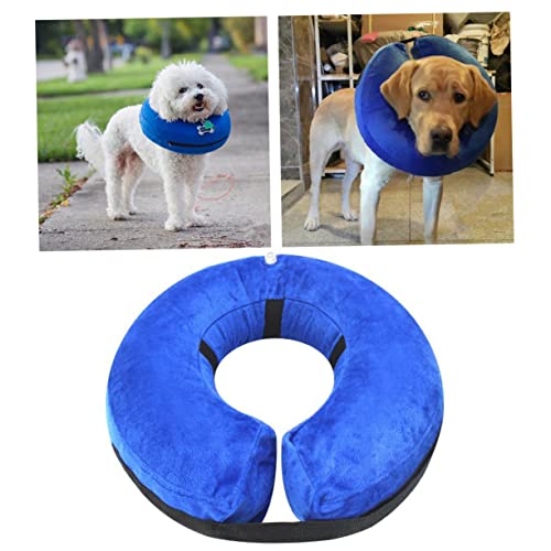 SEWOART Aufblasbares Hundehalsband weich bequem Haustierbedarf für die Wundpflege Blau XL SEWOART Aufblasbares Hundehalsband weich bequem Haustierbedarf für die Wundpflege Blau XL von SEWOART