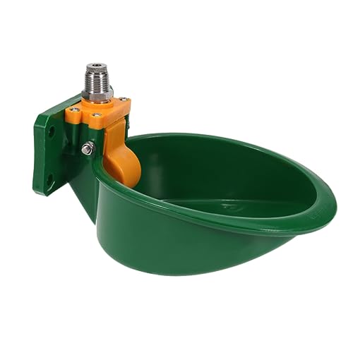 SEWOART Automatische Tränkeschüssel für Schweine und Ziegen Langlebige Wasserschale Rostfreiem Material für Viehzuchtbetriebe Grün für Sauberes Wasser ohne Verschwendung SEWOART Automatische Tränkeschüssel für Schweine und Ziegen Langlebige Wasserschale Rostfreiem Material für Viehzuchtbetriebe Grün für Sauberes Wasser ohne Verschwendung von SEWOART