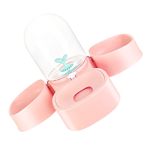 SEWOART Automatischer Haustier Wasserspender Und Futterstation Mit Schalen Rutschfestes Design Sakura Für Katzen Und Kleine Hunde Pet Fütterungsflasche Hygienisch SEWOART Automatischer Haustier Wasserspender Und Futterstation Mit Schalen Rutschfestes Design Sakura Für Katzen Und Kleine Hunde Pet Fütterungsflasche Hygienisch von SEWOART