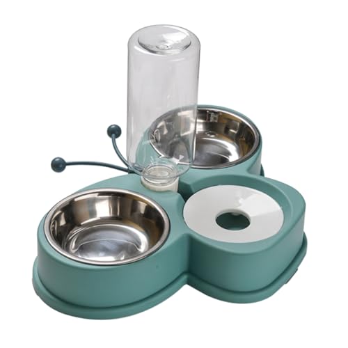 SEWOART Wasserspender Für Hunde Rutschfester Trinknapf Mit Transparenter Flasche Automatisches Füttern Für Haustiere SEWOART Wasserspender Für Hunde Rutschfester Trinknapf Mit Transparenter Flasche Automatisches Füttern Für Haustiere von SEWOART