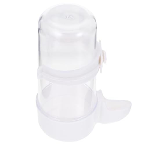 SEWOART Automatischer Vogel Wasserspender Langlebiger Transparenter Trinkflasche für Vogelkäfig Stabiler Papageien Trinkautomat Einfache Befestigung Zubehör für Wellensittiche von SEWOART