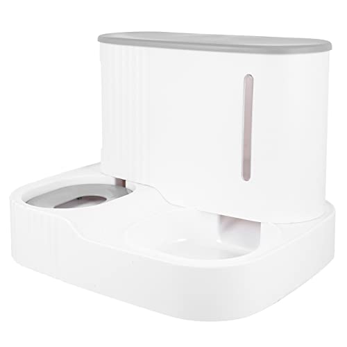 SEWOART Automatisches Trinkwasser für Haustiere Haustiernapf Hund Schüssel Brunnen automatisierte futterspender für kleintiere Automatic pet Feeder Katzenfutter Haustierbedarf Hüften Grey von SEWOART