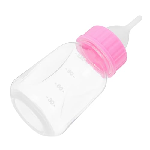 SEWOART Babyflaschen Für Welpen Milchflasche Mit Silikonschnuller Transparenter Flaschenspender Für Haustiere Kleine Katzen Und Kleintiere Leicht Und Tragbar von SEWOART