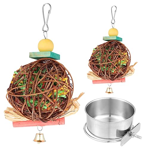 SEWOART Barsch Werkzeuge Füttern Papagei Vogel Fütterer Futterspender Zubehör Für Vogelkäfige Vogel Tasse Vogelhäuschen Für Käfig Vogelfütterungsbecher Sepak Takraw : Holz von SEWOART