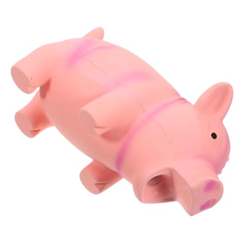 SEWOART Quietschendes Kauspielzeug Für Hunde Welpenspielzeug in Schweineform Hundespielzeug Aus Latex Strapazierfähig Und Leicht Für Aggressive Kaubehandlung von SEWOART
