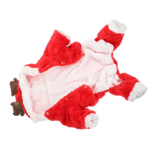 SEWOART Bequeme Hundekleidung entzückender Haustierpullover Weihnachtskleidung für Hunde warme Hundekleidung Hunde-Outfit Wärmekleidung für Welpen stilvolle Welpenkleidung Korallenvlies von SEWOART