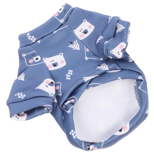 SEWOART Bequeme Und Dekorative Hundekleidung Für Kleine Und Katzen Mit Niedlichem Blauen Design Warm Und Kuschelig XL von SEWOART