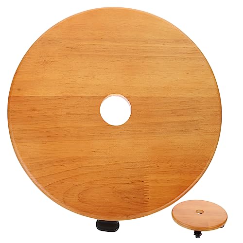 SEWOART Beweglicher Blumenständer rechteckig Pflanzengestell eingetopft Universal- Radständer bloomcar Pflanzenständer mit Rädern Ständer für Blumentöpfe Topfwagen Kautschukholz Orange von SEWOART