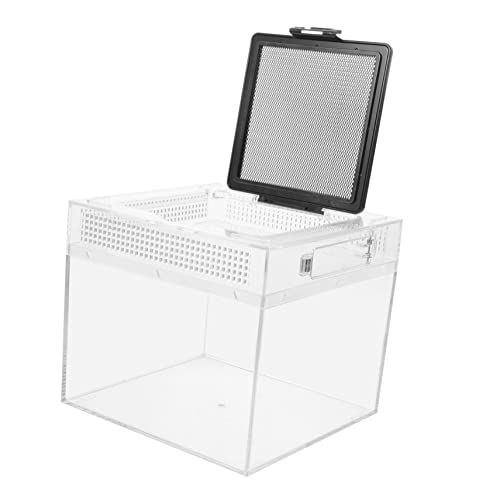 SEWOART Box Transparente Reptilienbox Terrariumkäfig Reptiliengehege Schildkrötenkäfig Kaninchenkäfig Terrarium Set Raupengehege Terrarium Leopardgecko Zubehör Vogelspinnen Tier von SEWOART