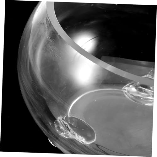 SEWOART Bubble Bowl Fischglas Rundes Hydroponik Pflanzengefäß Multifunktional für Büro Schreibtisch Dekoration Sukkulenten Lotus Pflanzschale Home Wedding Centerpiece von SEWOART