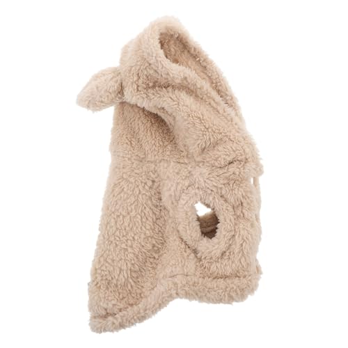 SEWOART Bunny Ears Hoodie Haustierkleidung für Kleine Hunde Katzen und Kaninchen Winterwarmer Kapuzenpullover aus Weichem Polyester Bequemes An Ausziehen von SEWOART