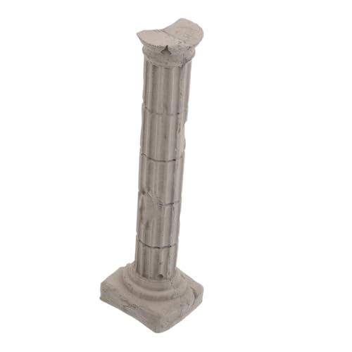 SEWOART Cement Römische Säule Aquarium Dekoration Römisches Säulenornament für Süß Salzwasserbecken Robustes Fischtank Ruinen-deko für Krebse Guppy Garnelen von SEWOART