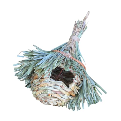 SEWOART Hängendes Papageiennest Aus Stroh Natürliches Vogelhaus Dekorativ Für Garten Hof Vogelnest Zubehör Platz Zum Füttern SEWOART Hängendes Papageiennest Aus Stroh Natürliches Vogelhaus Dekorativ Für Garten Hof Vogelnest Zubehör Platz Zum Füttern von SEWOART