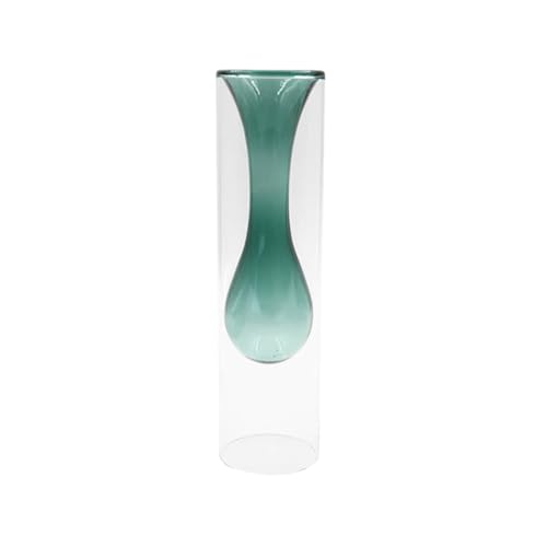 SEWOART Hydroponischer Glasvase Doppelt Verglast Transparentes Tischornament Für Pflanzen Und Blumen Design Langlebiges Borosilikatglas Für Stilvolle Dekoration SEWOART Hydroponischer Glasvase Doppelt Verglast Transparentes Tischornament Für Pflanzen Und Blumen Design Langlebiges Borosilikatglas Für Stilvolle Dekoration von SEWOART