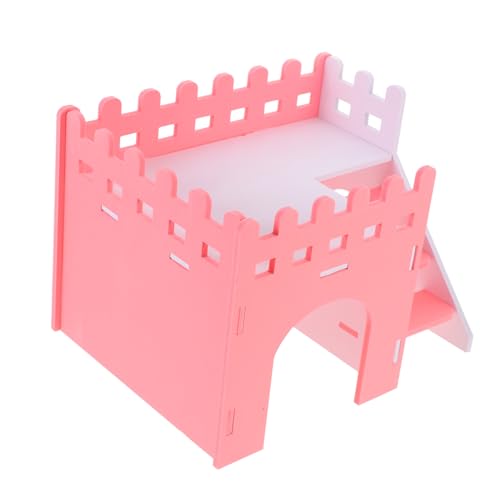 SEWOART Doppelstöckiges Hamsterhaus Für Kleintiere Lebensraum Mit Komfortablem Versteck Und Spielplatz Für Hamster Und Meerschweinchen Pinkes Design Zu Reinigen SEWOART Doppelstöckiges Hamsterhaus Für Kleintiere Lebensraum Mit Komfortablem Versteck Und Spielplatz Für Hamster Und Meerschweinchen Pinkes Design Zu Reinigen von SEWOART