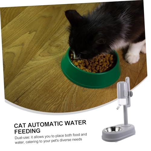 SEWOART Doppelt Verwendbarer Futterspender Für Haustiere, Automatischer Wasserspender, Hängender Käfigtyp, Höhenverstellbar, Tropffreie Wasserflasche Für Katzen Und Hunde SEWOART Doppelt Verwendbarer Futterspender Für Haustiere, Automatischer Wasserspender, Hängender Käfigtyp, Höhenverstellbar, Tropffreie Wasserflasche Für Katzen Und Hunde von SEWOART