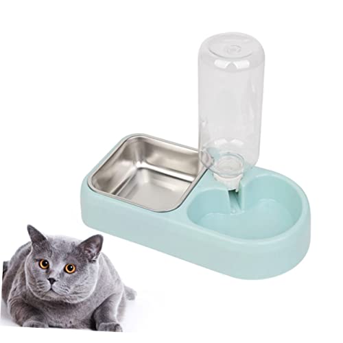 SEWOART Doppelter Haustier Wassertrinknapf Kreatives Trinkwerkzeug für Katzen Automatischer Wasserspender für Tierbedarfsgeschäfte von SEWOART