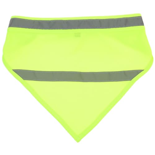 SEWOART Reflektierendes Hundehalsband Sicherheitsbandana für Hunde Hohe Sichtbarkeit Verstellbares Design für Nachtspaziergänge Polyester von SEWOART