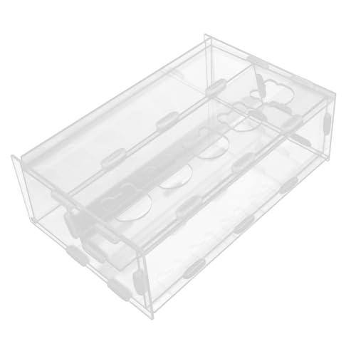 SEWOART Vorratsbehälter Für Tierfutter Acryl-hühnerfutterkasten Transparenter Futterbehälter Praktischer Hühnerfutterautomat Haltbarer Vogelfutterhalter Einfache Reinigung SEWOART Vorratsbehälter Für Tierfutter Acryl-hühnerfutterkasten Transparenter Futterbehälter Praktischer Hühnerfutterautomat Haltbarer Vogelfutterhalter Einfache Reinigung von SEWOART