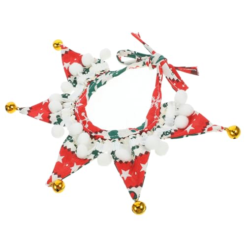 SEWOART Weihnachtshalsband für Hunde mit Glocke modisches und praktisches Hundehalsband aus Neopren und Metall in Größe XS SEWOART Weihnachtshalsband für Hunde mit Glocke modisches und praktisches Hundehalsband aus Neopren und Metall in Größe XS von SEWOART