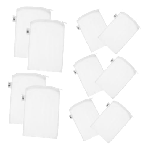 SEWOART Filterbeutel aus vollem Netz für Aquarien 10 Netzbeutelfilter mit einfachem Reißverschlussdesign SEWOART Filterbeutel aus vollem Netz für Aquarien 10 Netzbeutelfilter mit einfachem Reißverschlussdesign von SEWOART