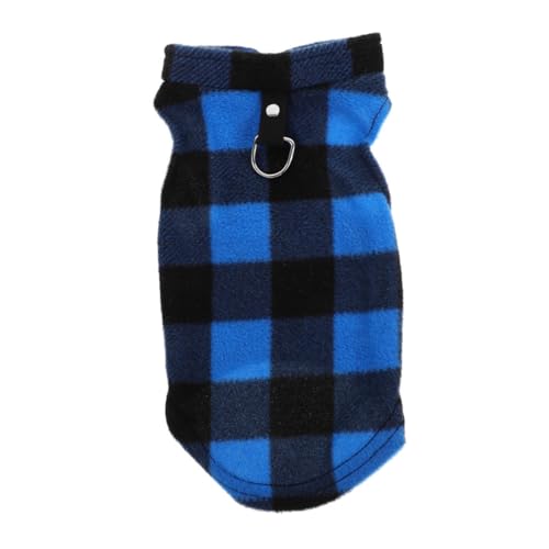 SEWOART Fleece Hundeweste Für Herbst Und Winter Und Dekorative Haustierweste Im Karierten Design Für Kleine Und Mittelgroße XL Mit D Ring SEWOART Fleece Hundeweste Für Herbst Und Winter Und Dekorative Haustierweste Im Karierten Design Für Kleine Und Mittelgroße XL Mit D Ring von SEWOART